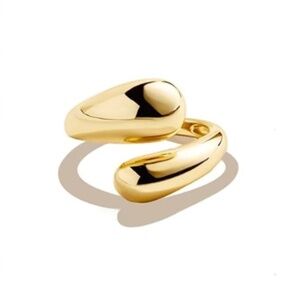 House of Harlow 1960 Double Twist Tear Drop Style Ring